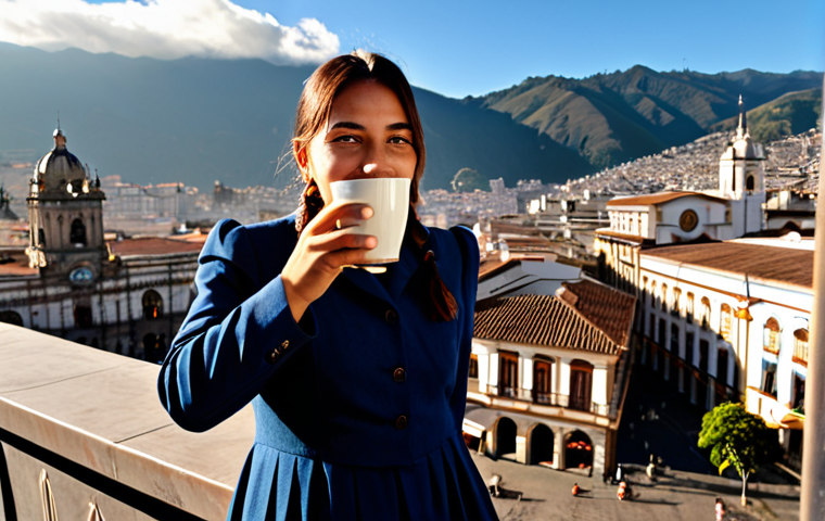 에콰도르 커피 맛집 - La Floresta Artisan Coffee Shop**

"A cozy artisan coffee shop in La Floresta, Quito. A barista in a...