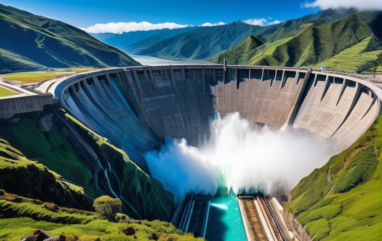 에콰도르에서 유명한 기업들 - **Prompt:** A lush, sun-drenched organic cacao plantation stretching across a gentle hillside in a f...